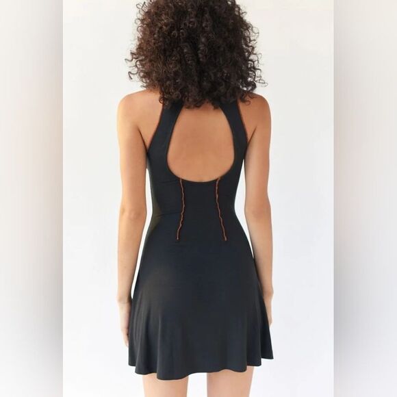 Urban Outfitters black Seamed mini dress size M Nwot - Picture 5 of 6